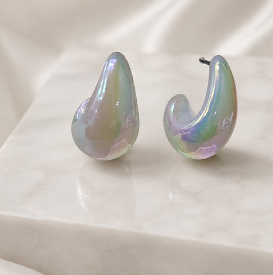 Rainbow kaju earrings