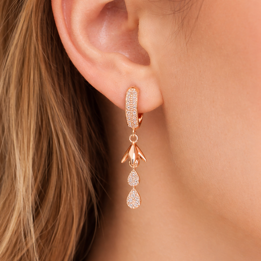 Anti Tarnish CZ Earring 88