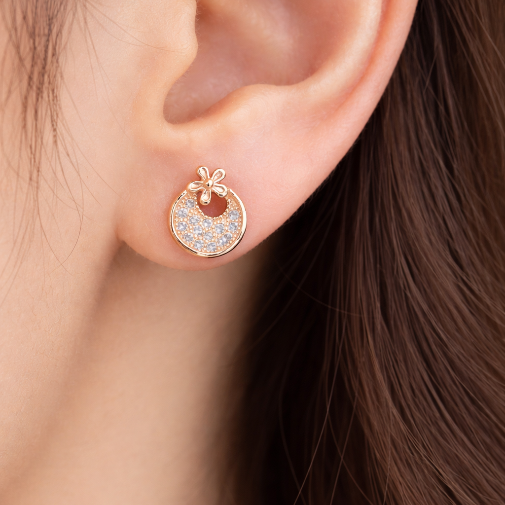 Anti Tarnish CZ Earring-39