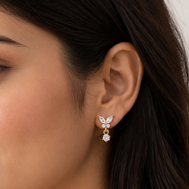 Anti Tarnish CZ Earrings 36