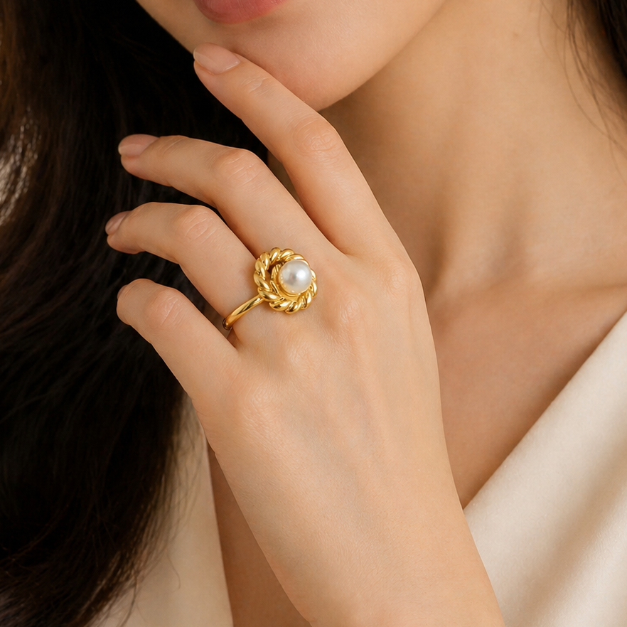 Anti Tarnish adjustable rings 125