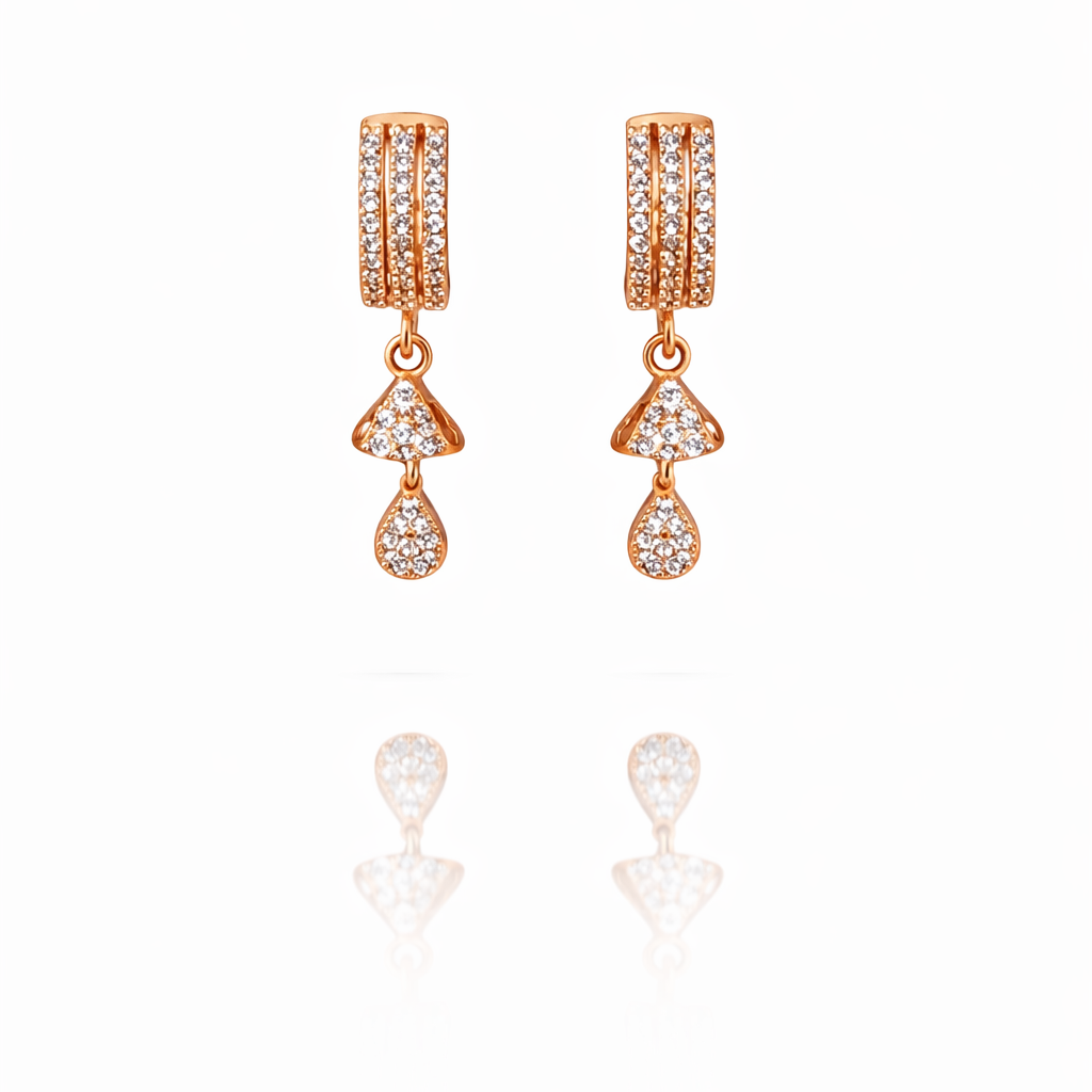 Anti Tarnish CZ Earring 123