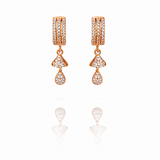 Anti Tarnish CZ Earring 123