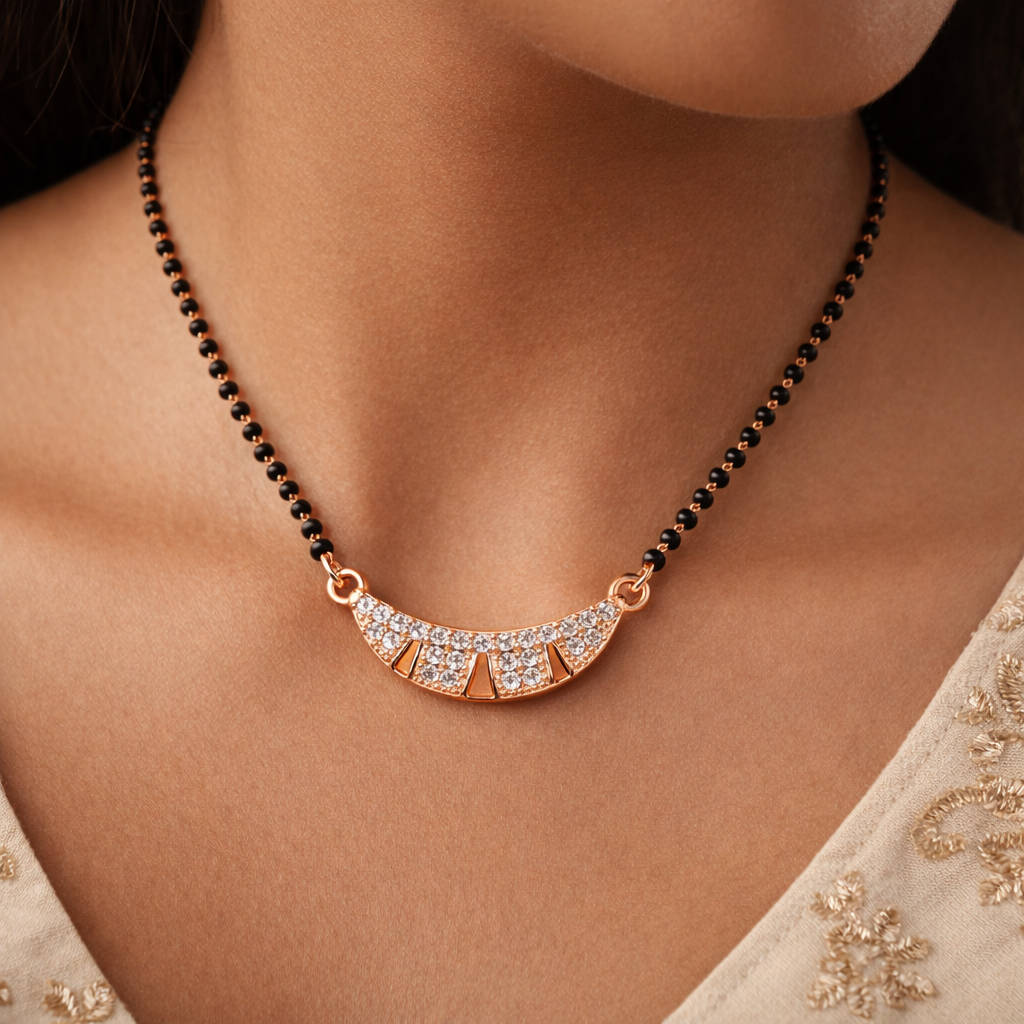 CZ mangalsutra - 15