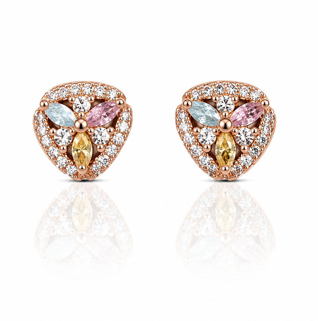 Anti Tarnish CZ Earring 129