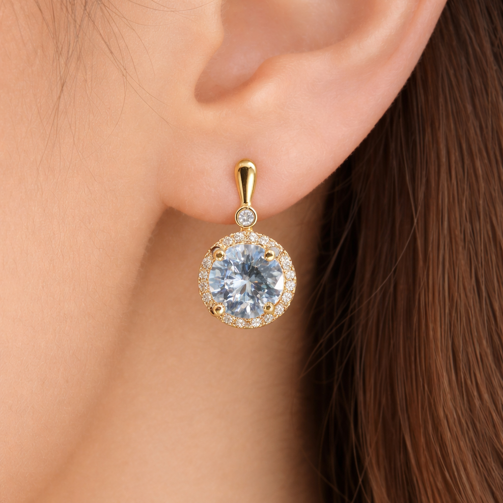 Anti Tarnish CZ Earring-63
