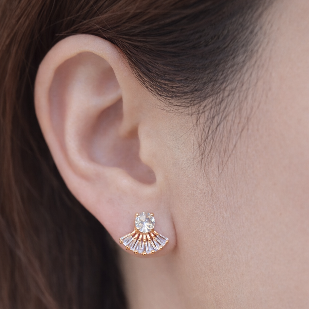 Anti Tarnish CZ Earring 10