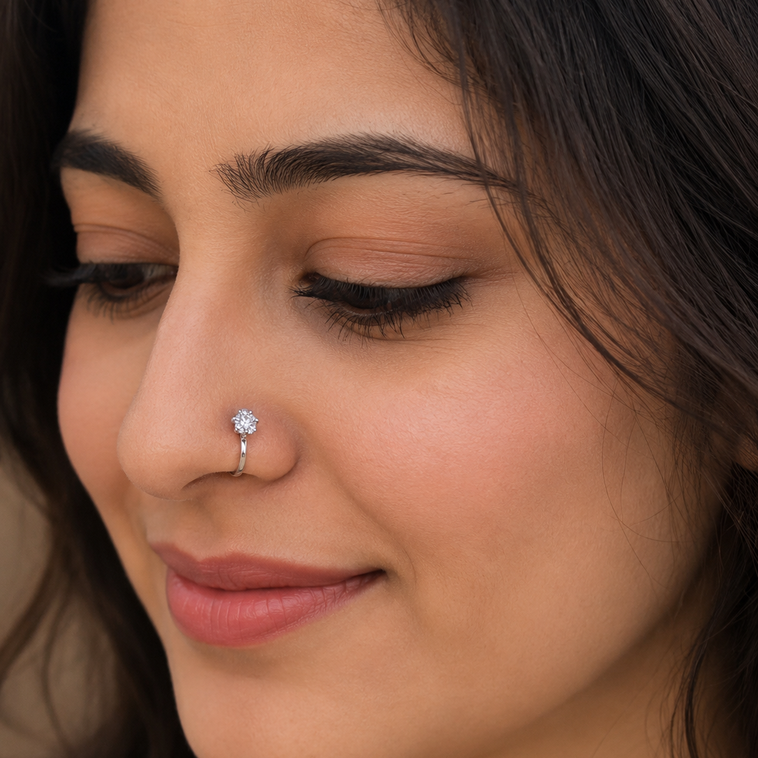 Anti Tarnish nose pin 02