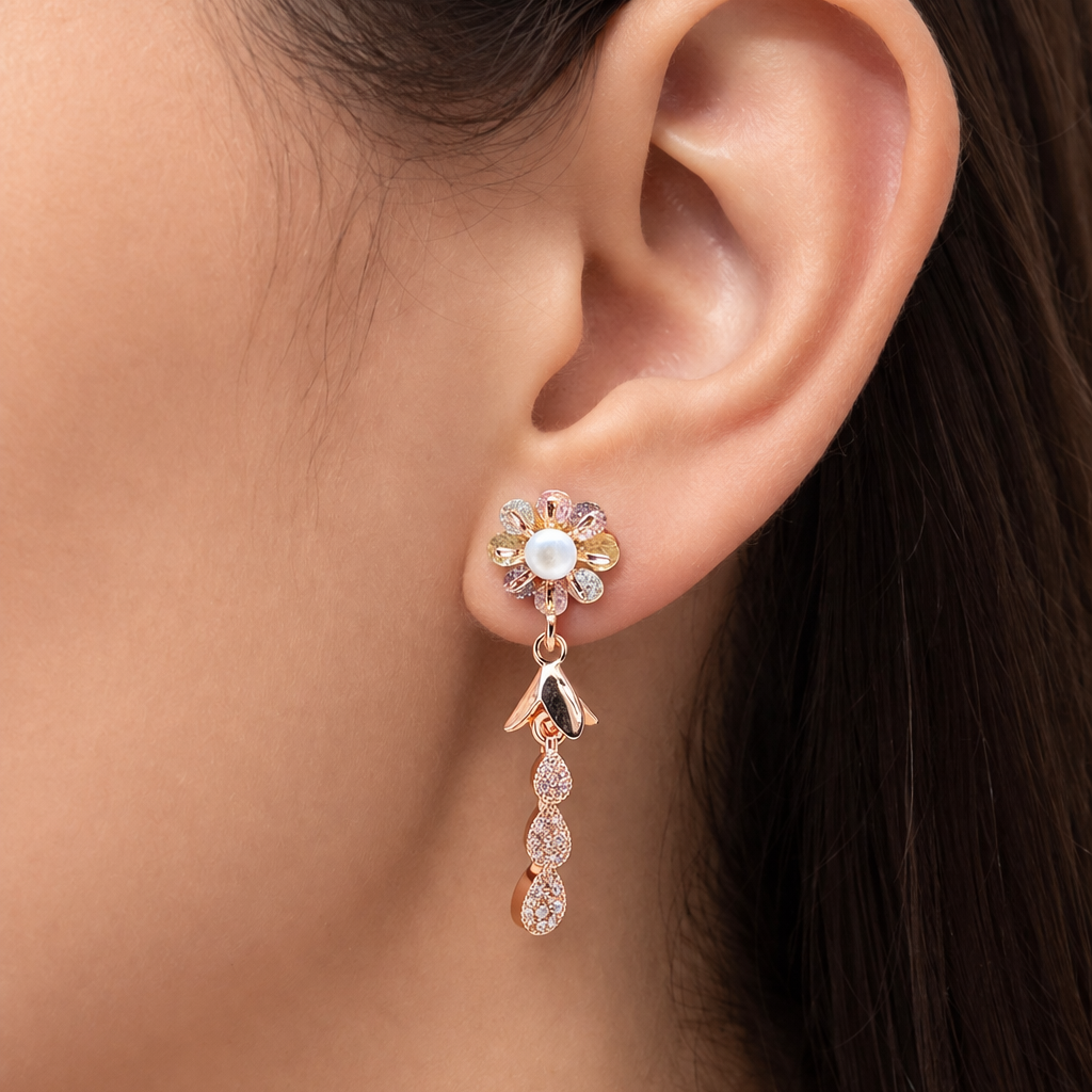 Anti Tarnish CZ Earring 81