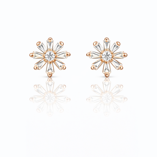 Anti Tarnish CZ Earring 134 (small)