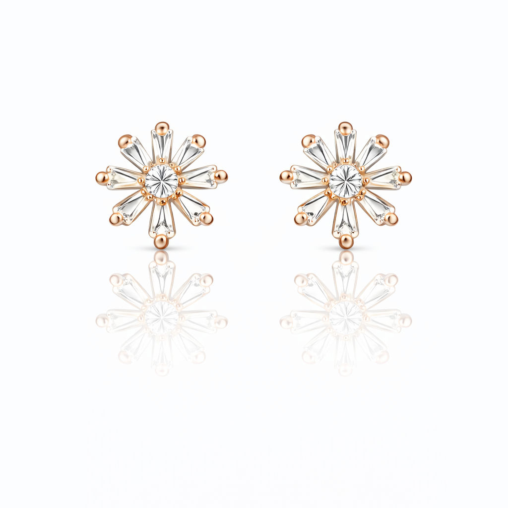 Anti Tarnish CZ Earring 162 (Big)