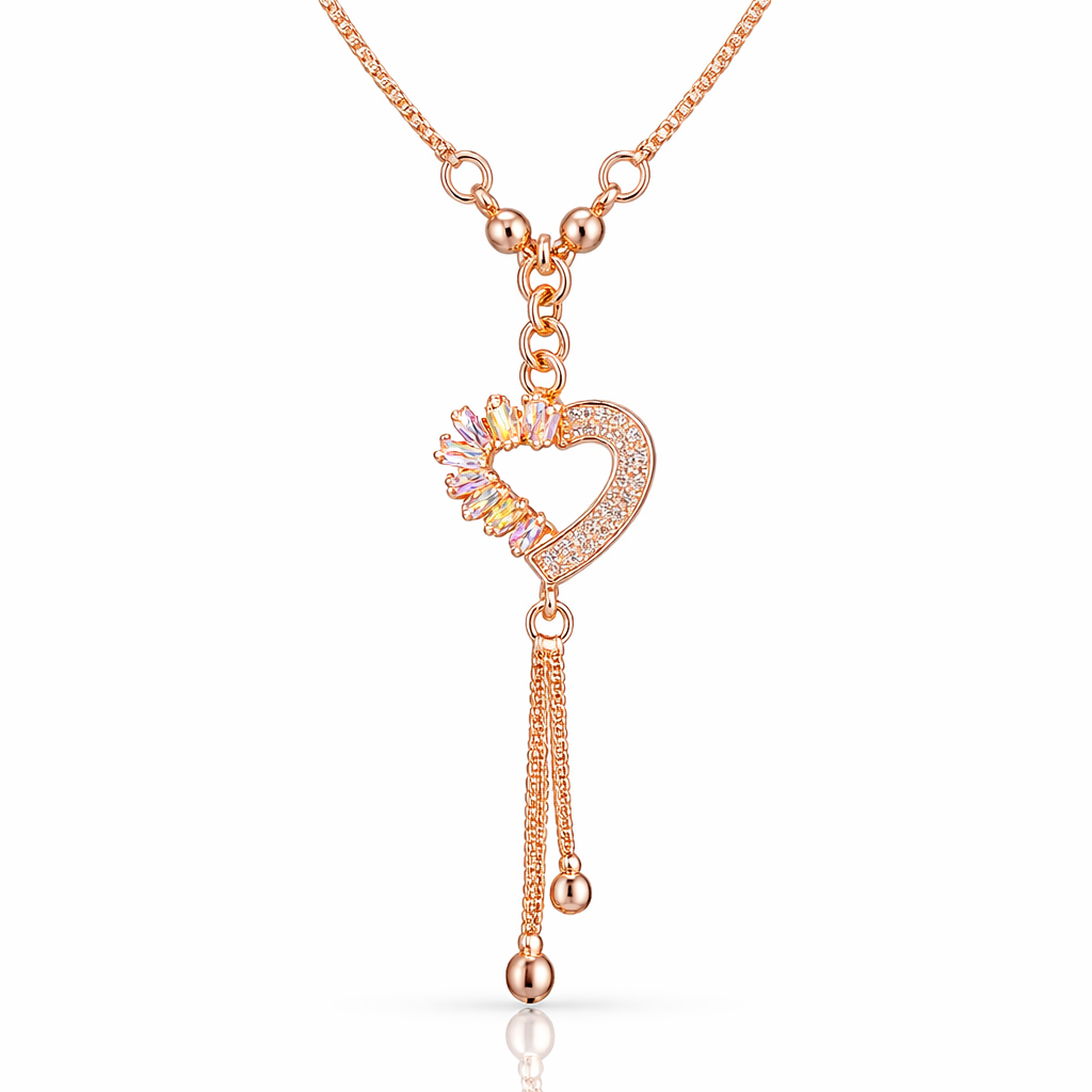 Anti Tarnish CZ Necklace(with box) 30
