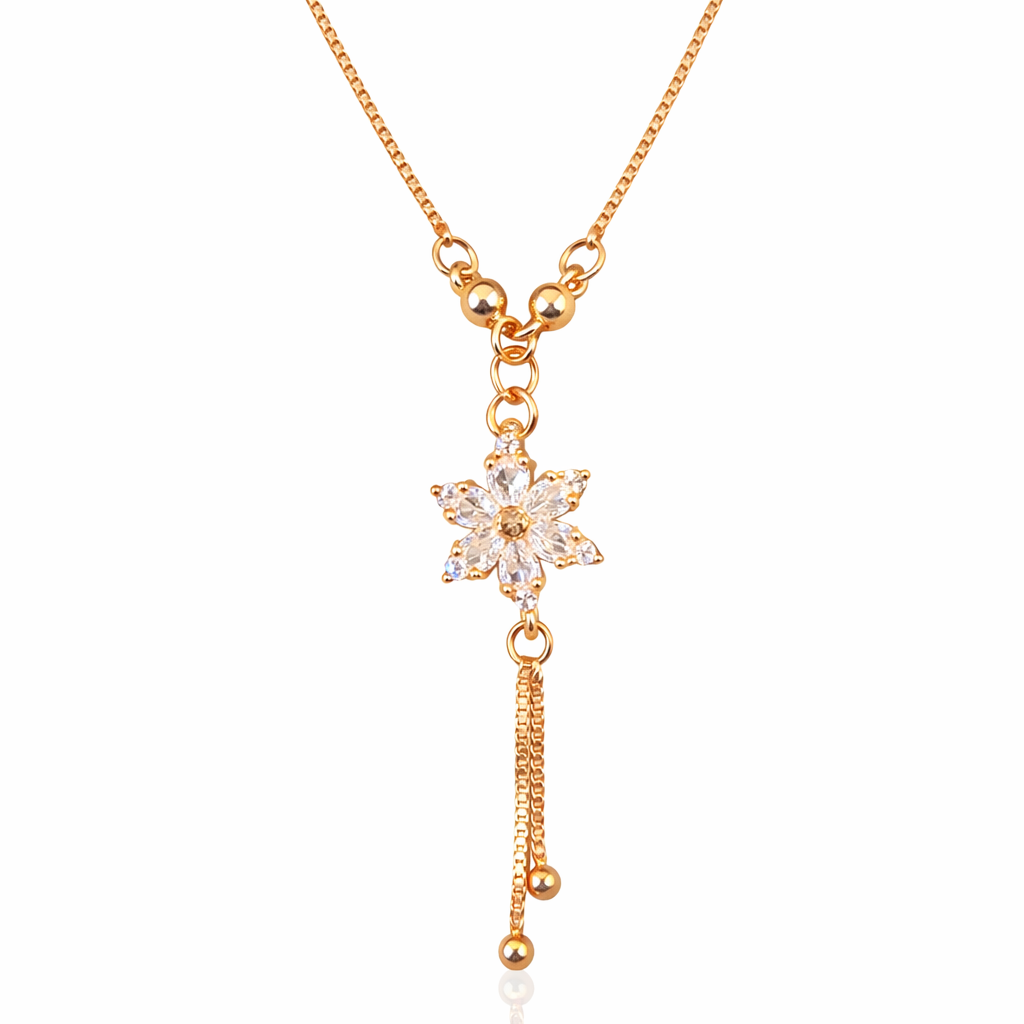 Anti Tarnish CZ Necklace(with box) 21