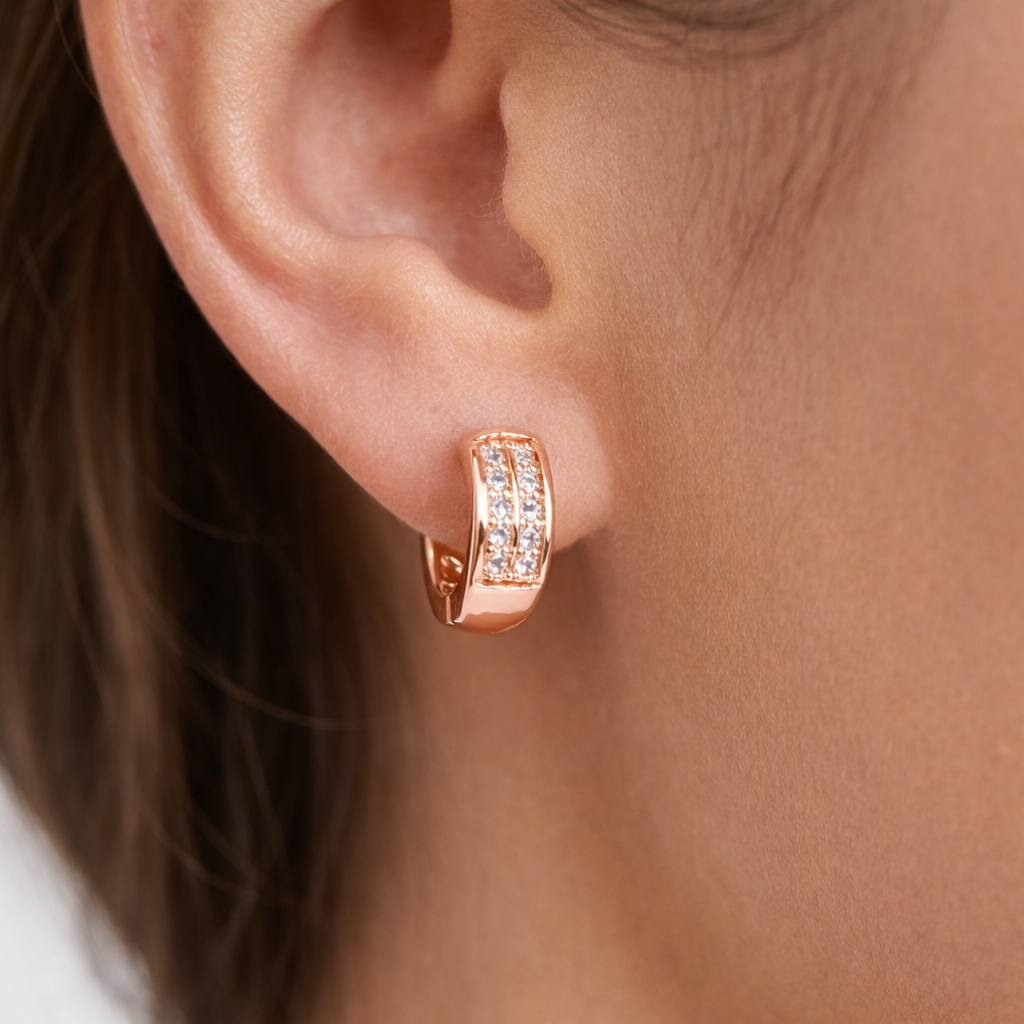 Anti Tarnish CZ Earring 126