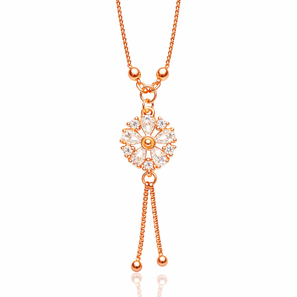Anti Tarnish CZ Necklace(with box) 24