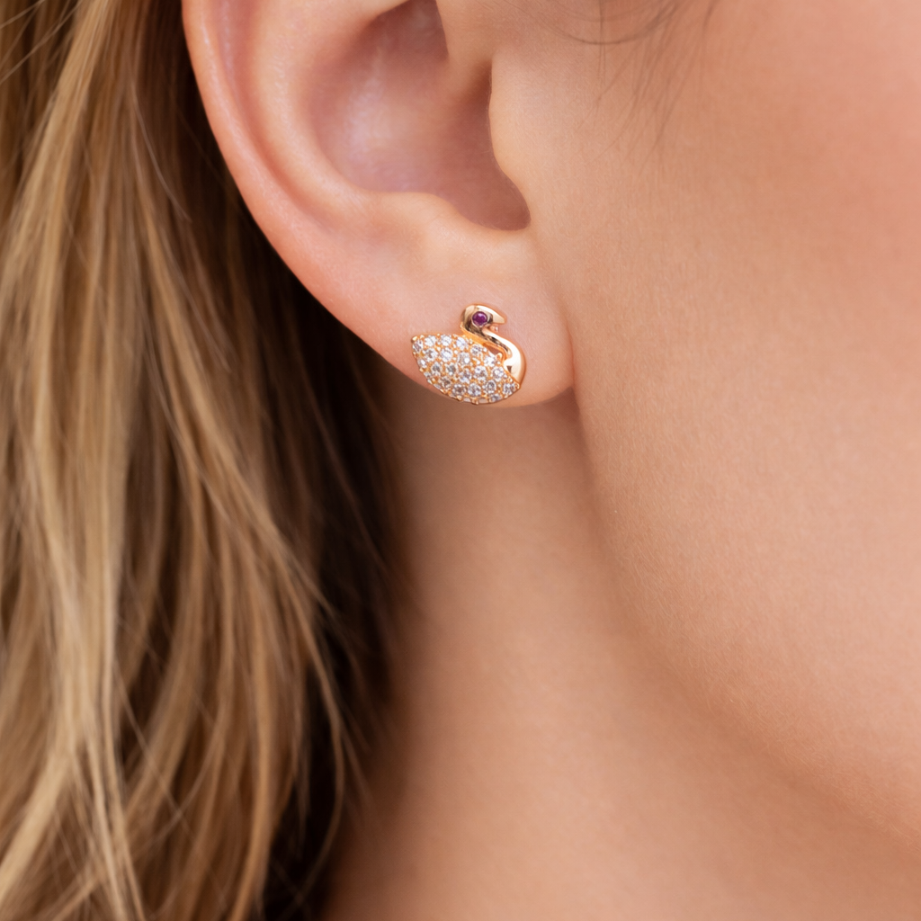 Anti Tarnish CZ Earring 90