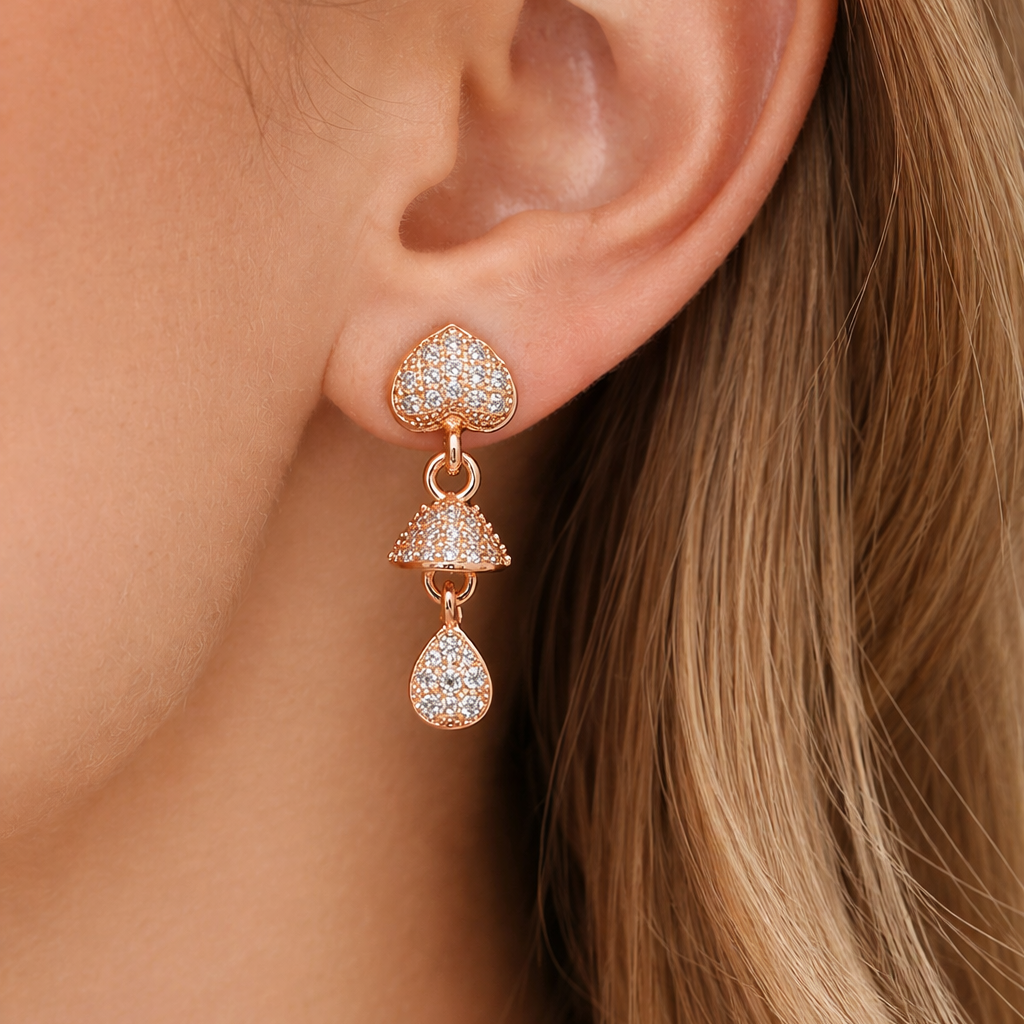 Anti Tarnish CZ Earring 85