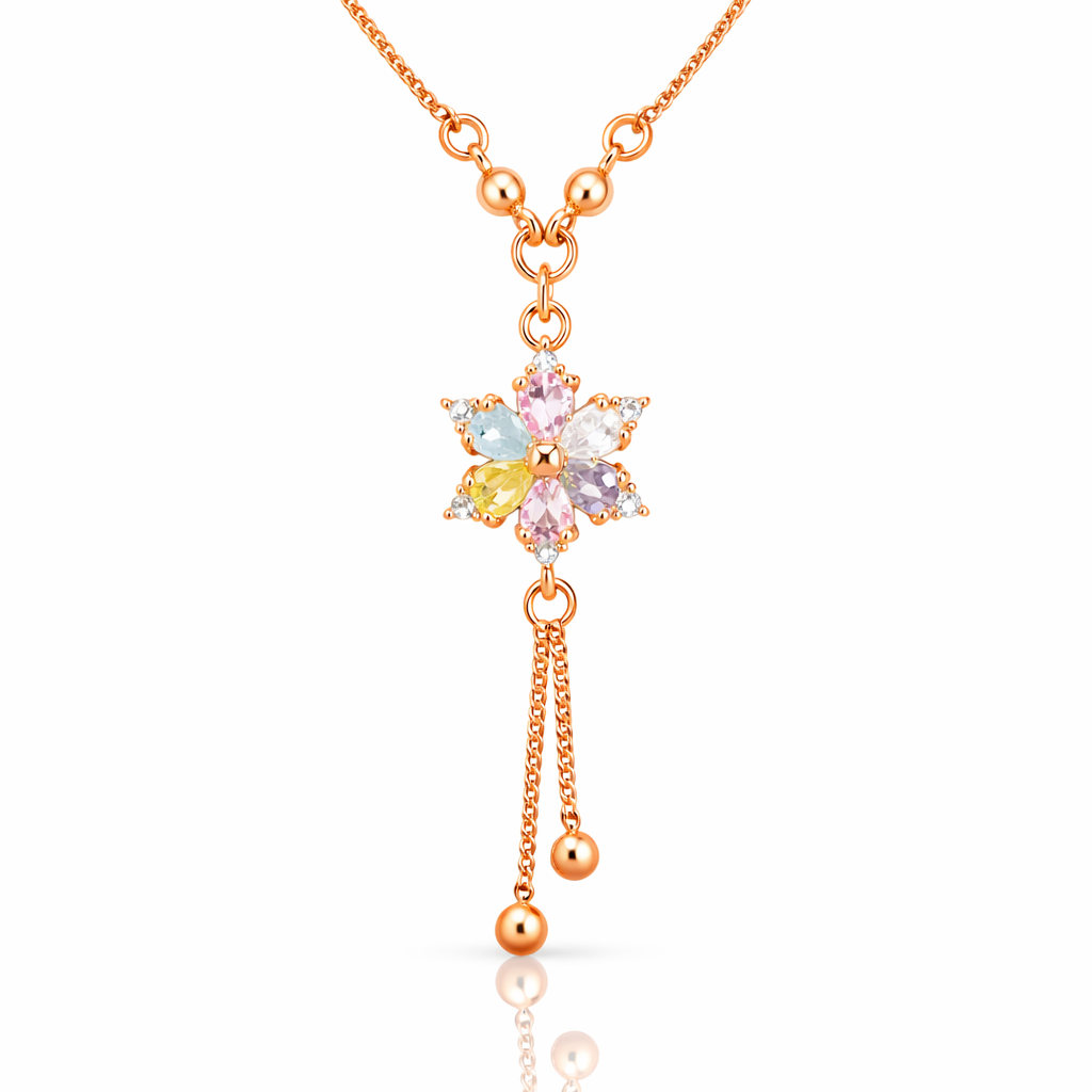 Anti Tarnish CZ Necklace(with box) 32