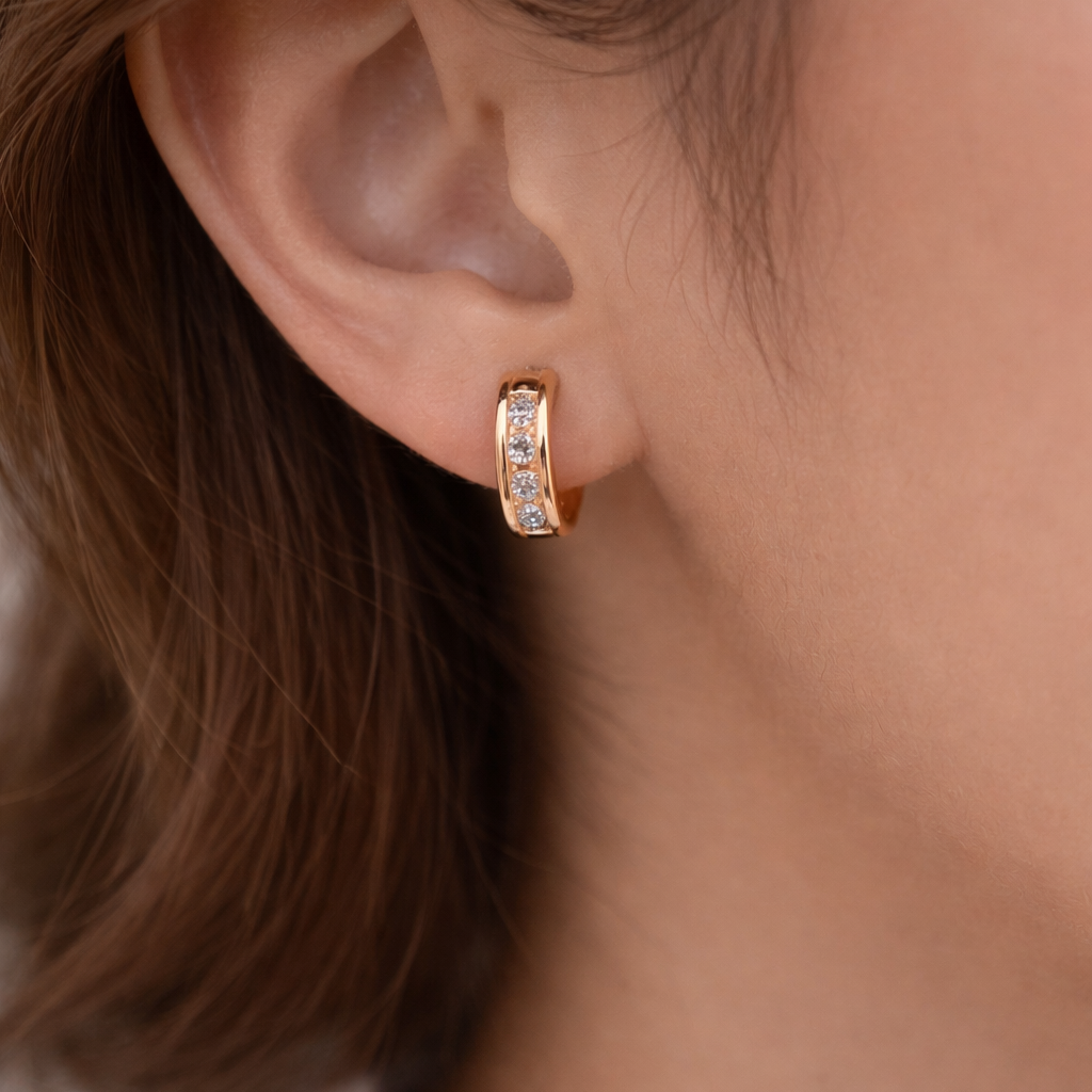 Anti Tarnish CZ Earring 151