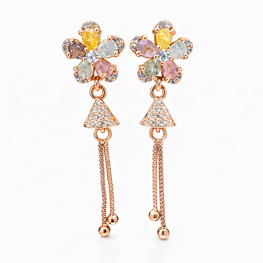 Anti Tarnish CZ Earring-45