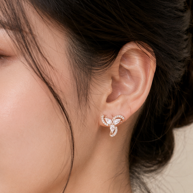 Anti Tarnish CZ Earring 20