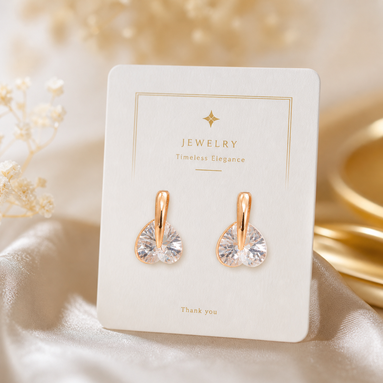 Anti Tarnish CZ Earring 24