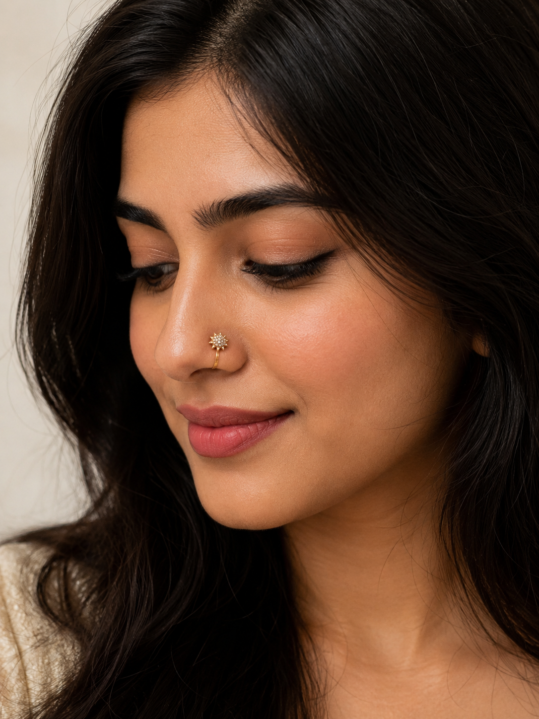 Anti Tarnish nose pin 98