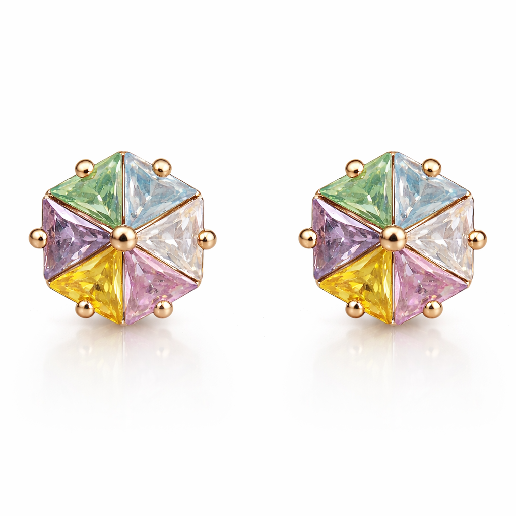 Anti Tarnish CZ Earring-64