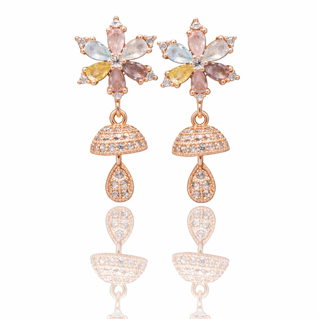 Anti Tarnish CZ Earring-44