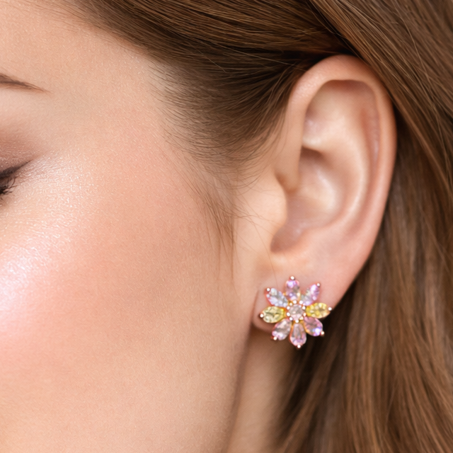 Anti Tarnish CZ Earring 150