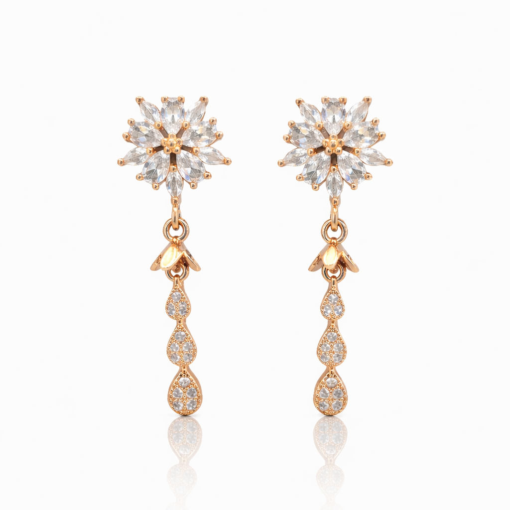 Anti Tarnish CZ Earring-57