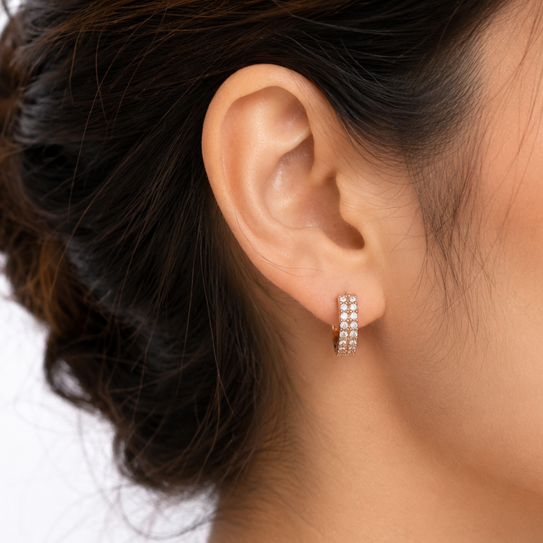 Anti Tarnish CZ Earring 46