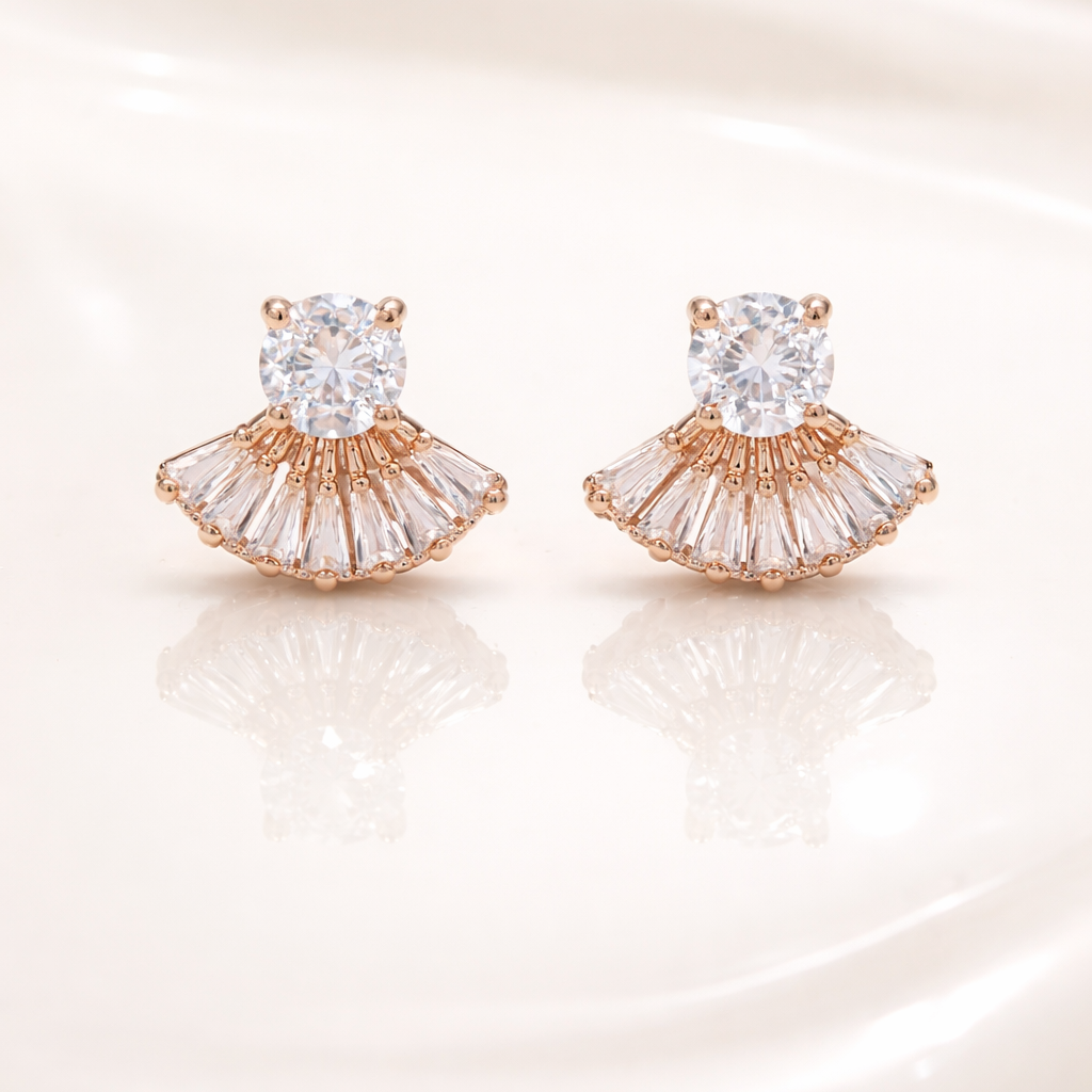 Anti Tarnish CZ Earring 10