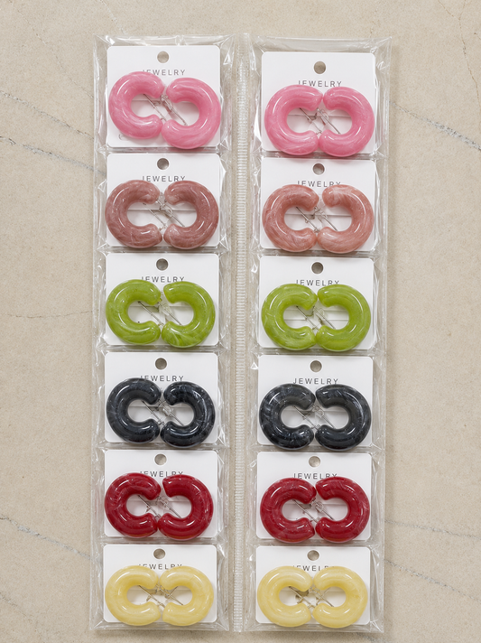 14rs each 12-pair of imported earrings combo (9102)
