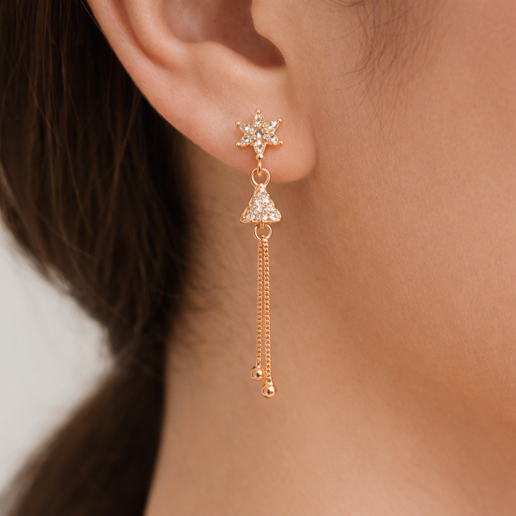 Anti Tarnish CZ Earring 75