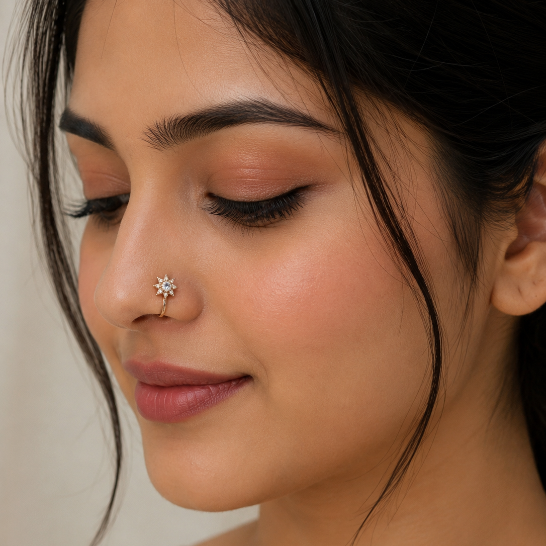 Anti Tarnish nose pin 97
