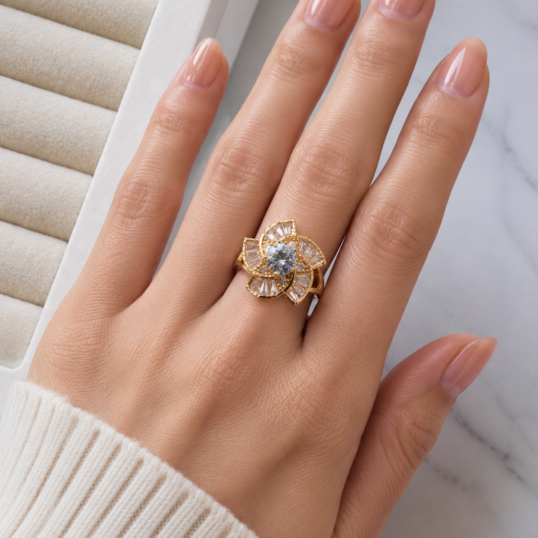 AD cz ring (9499)