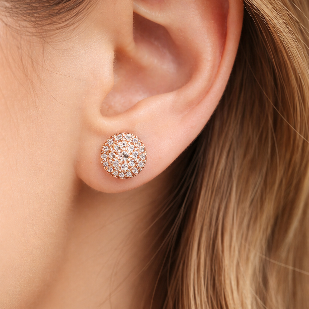 Anti Tarnish CZ Earring 124