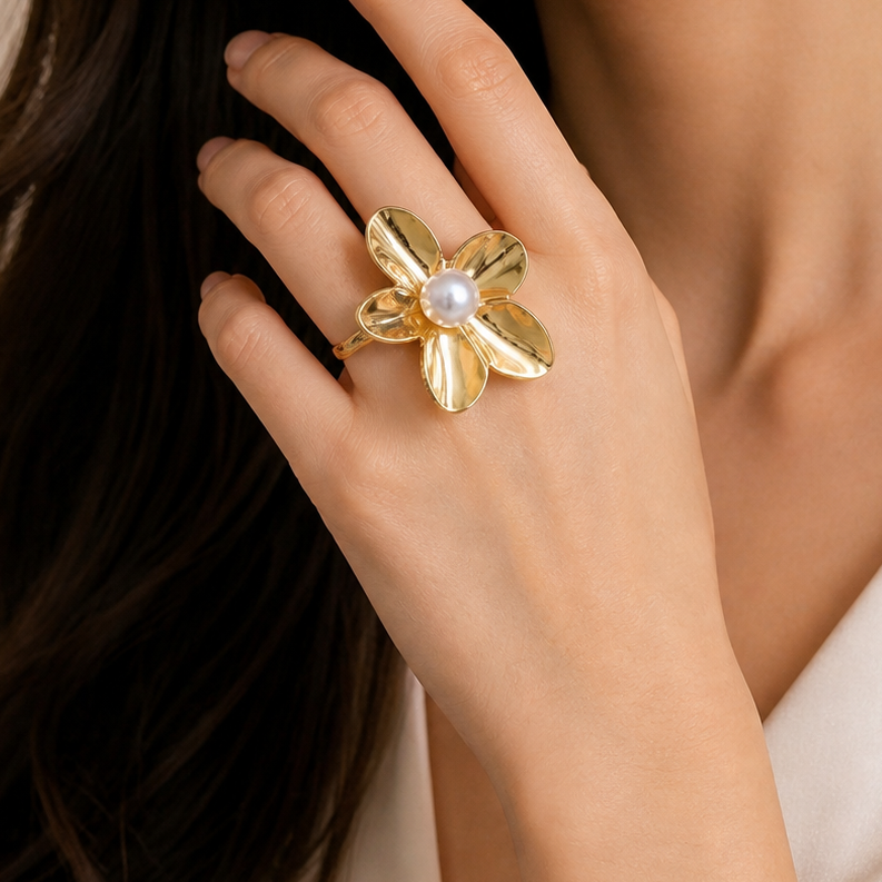 Anti Tarnish adjustable rings 130
