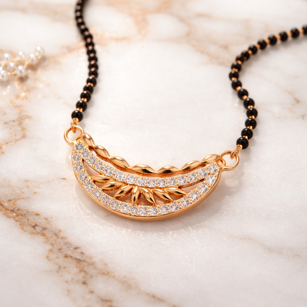 CZ mangalsutra -17