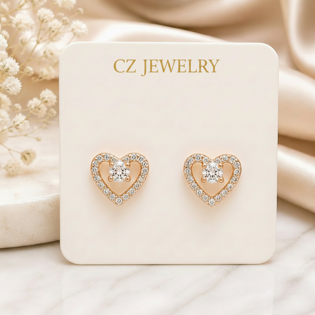 Anti Tarnish CZ Earring