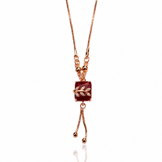 Anti Tarnish CZ Chain Pendant 05