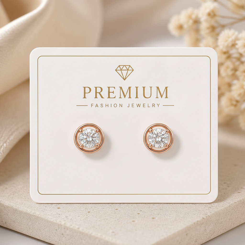 Anti Tarnish CZ Earring
