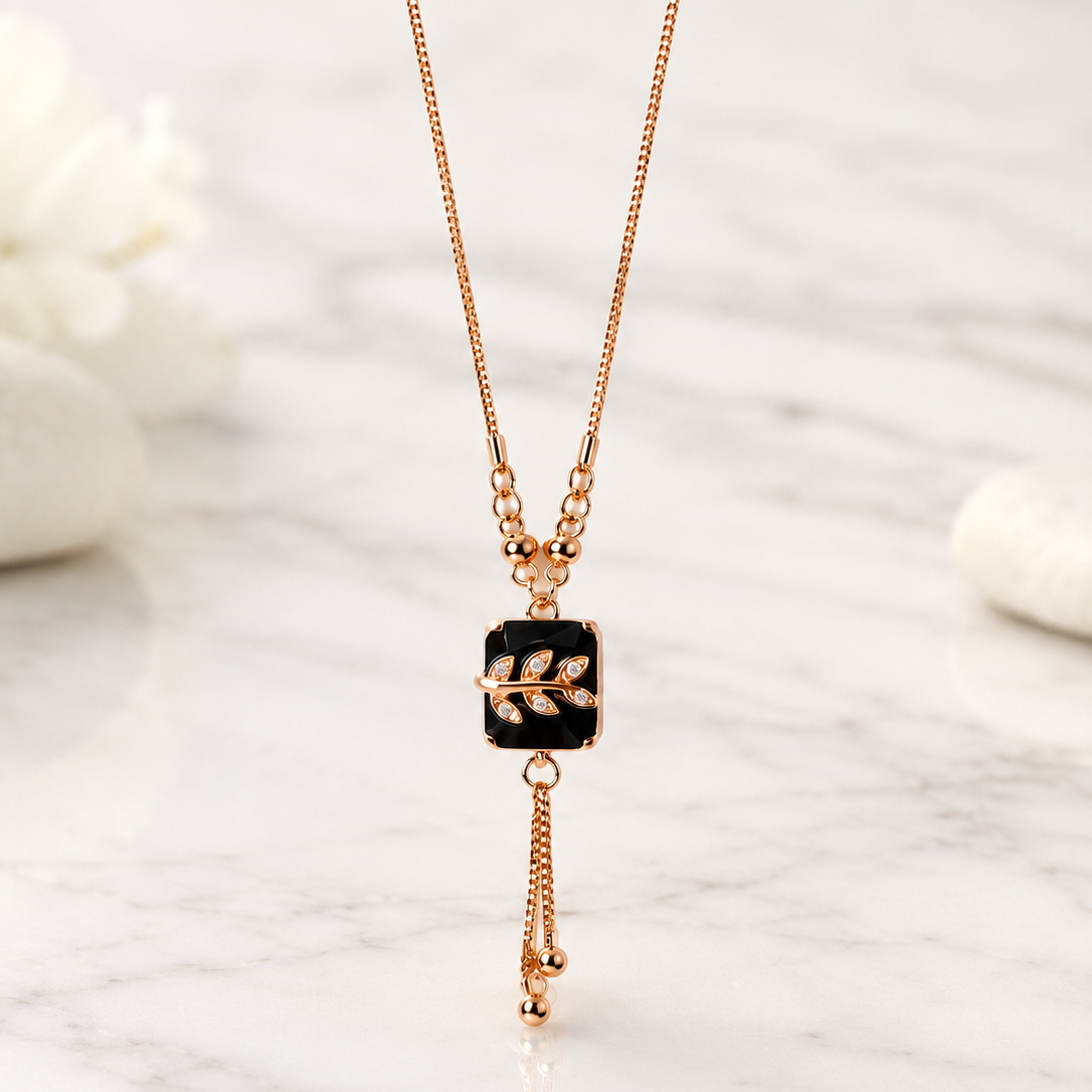Anti Tarnish CZ Chain Pendant 01