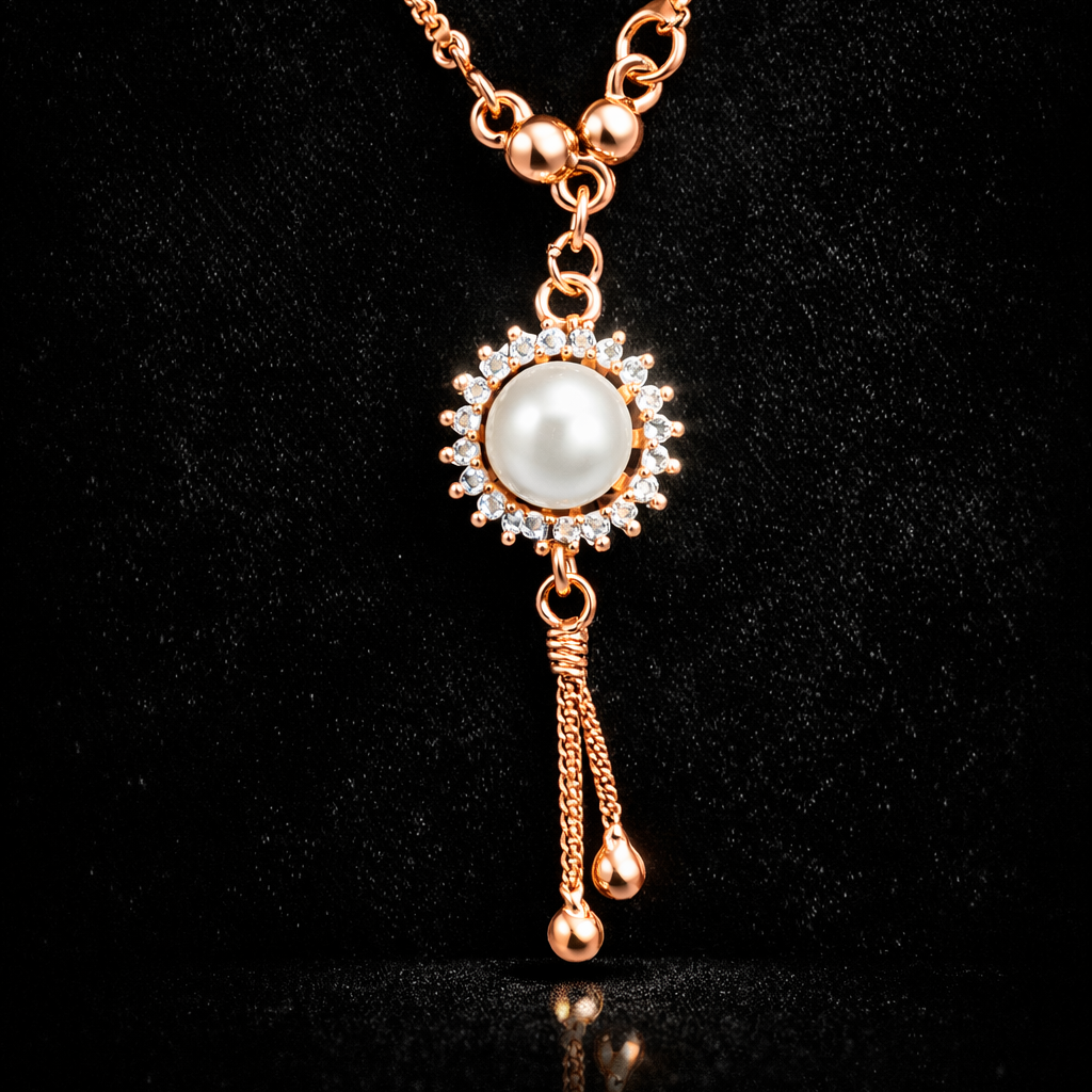 Anti Tarnish CZ Necklace(with box) 28
