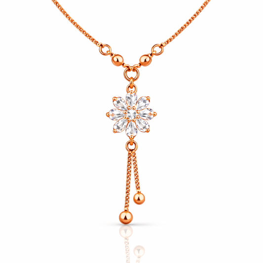 Anti Tarnish CZ Necklace(with box) 34