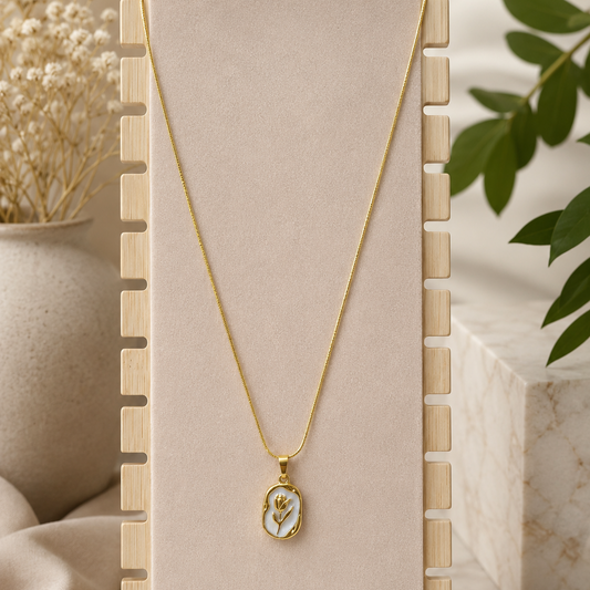 Anti Tarnish Chain Pendant (4099)