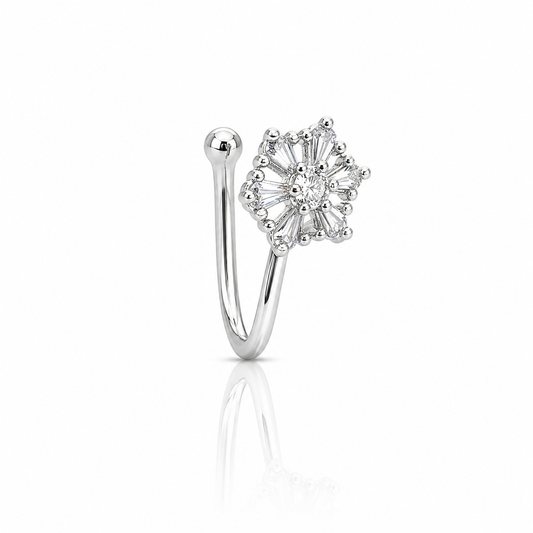 Anti Tarnish CZ nose pin 44