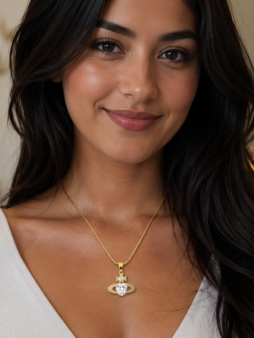 Anti Tarnish Chain Pendant (9021)