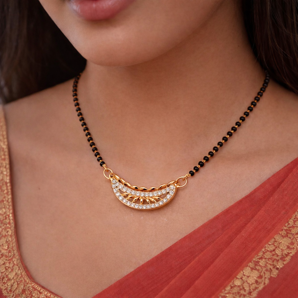 CZ mangalsutra -17